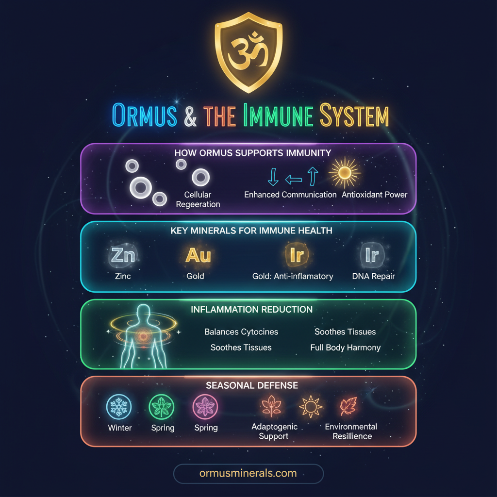 Ormus & Immunity Infographic - ormusminerals.com
