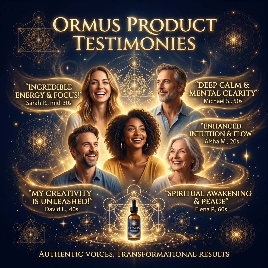 Some Testimonies of our Ormus Products