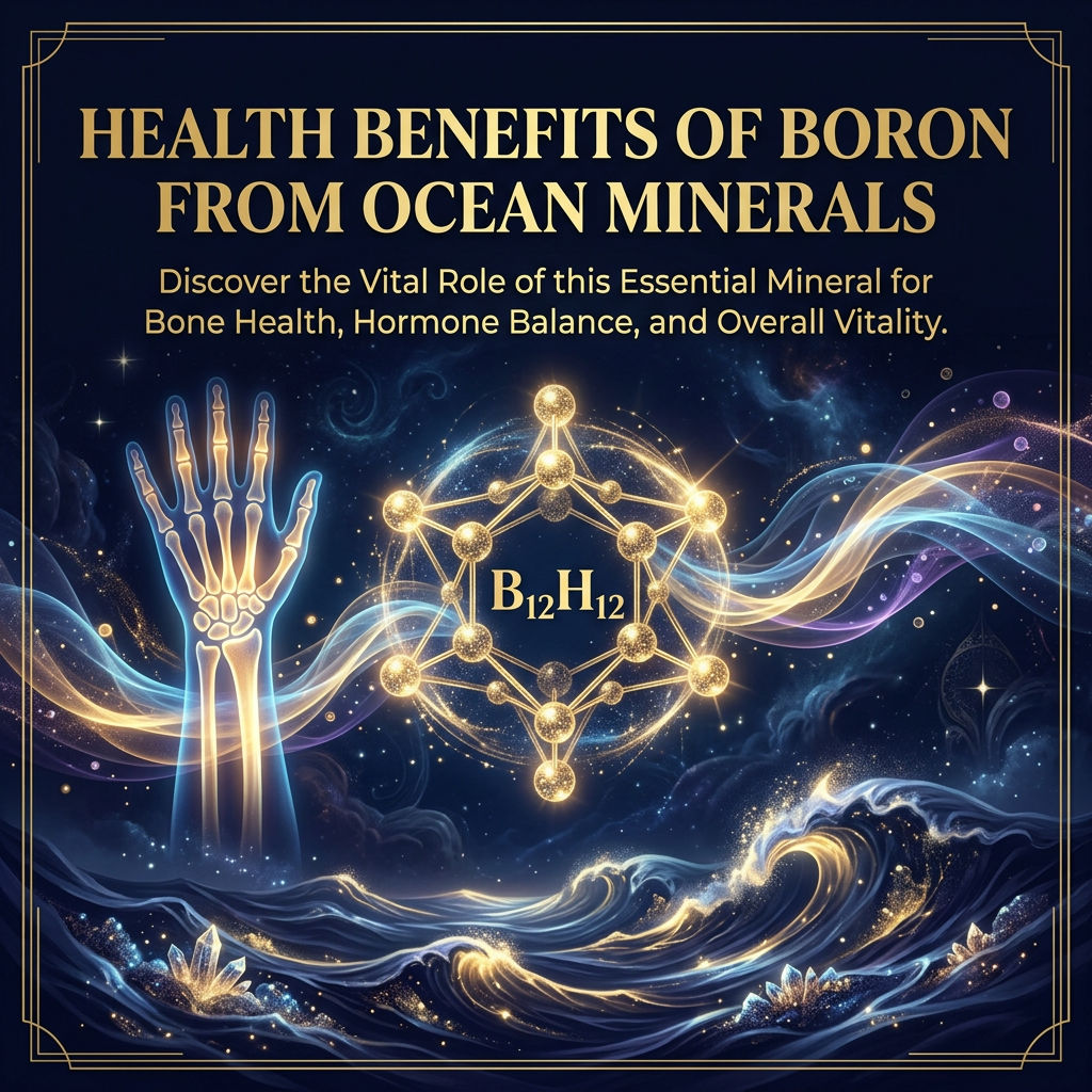 Health Benefits of Boron from Ocean Minerals