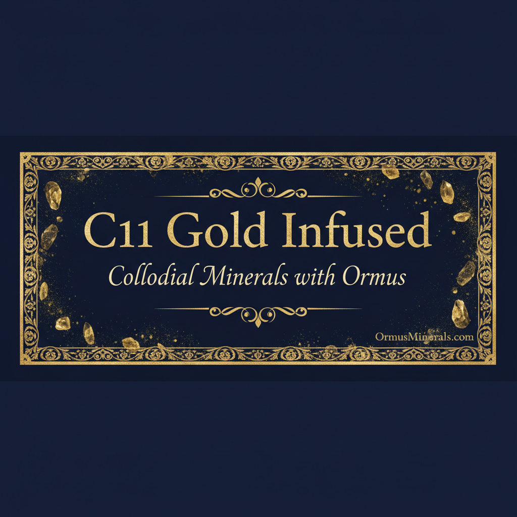 C11 Gold Infused Colloidal Minerals