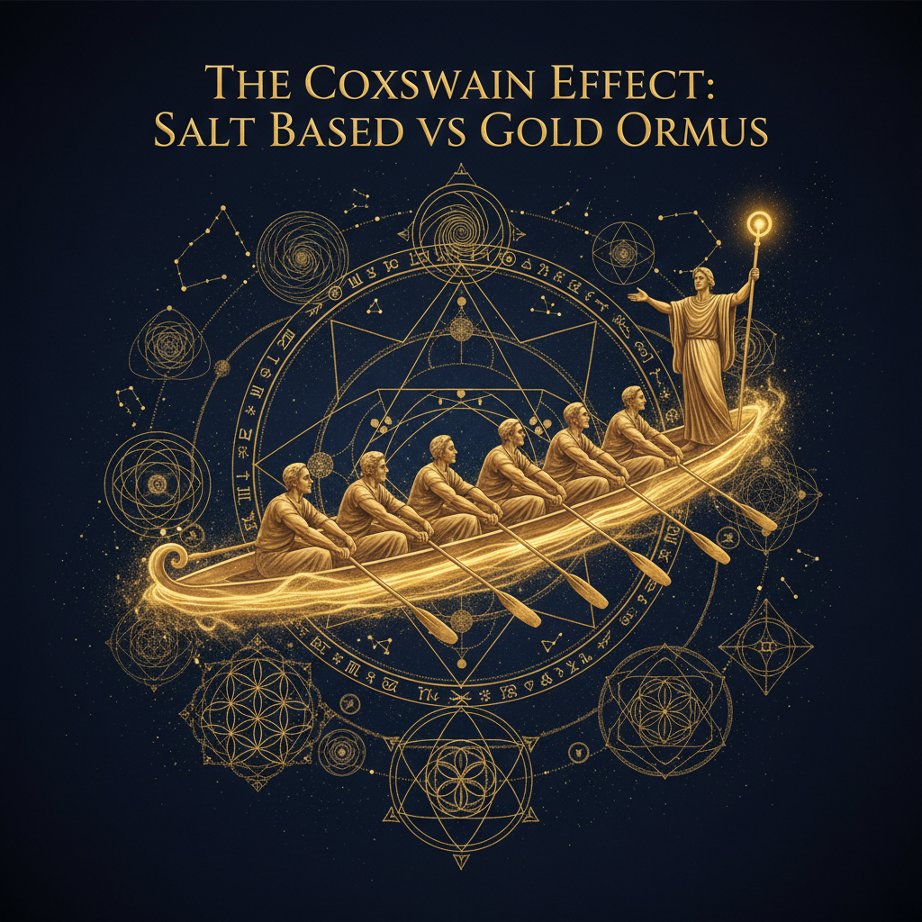 Does The Coxswain Effect Differ In Strength Between Salt Based Ormus And The True Gold Derived White Stone