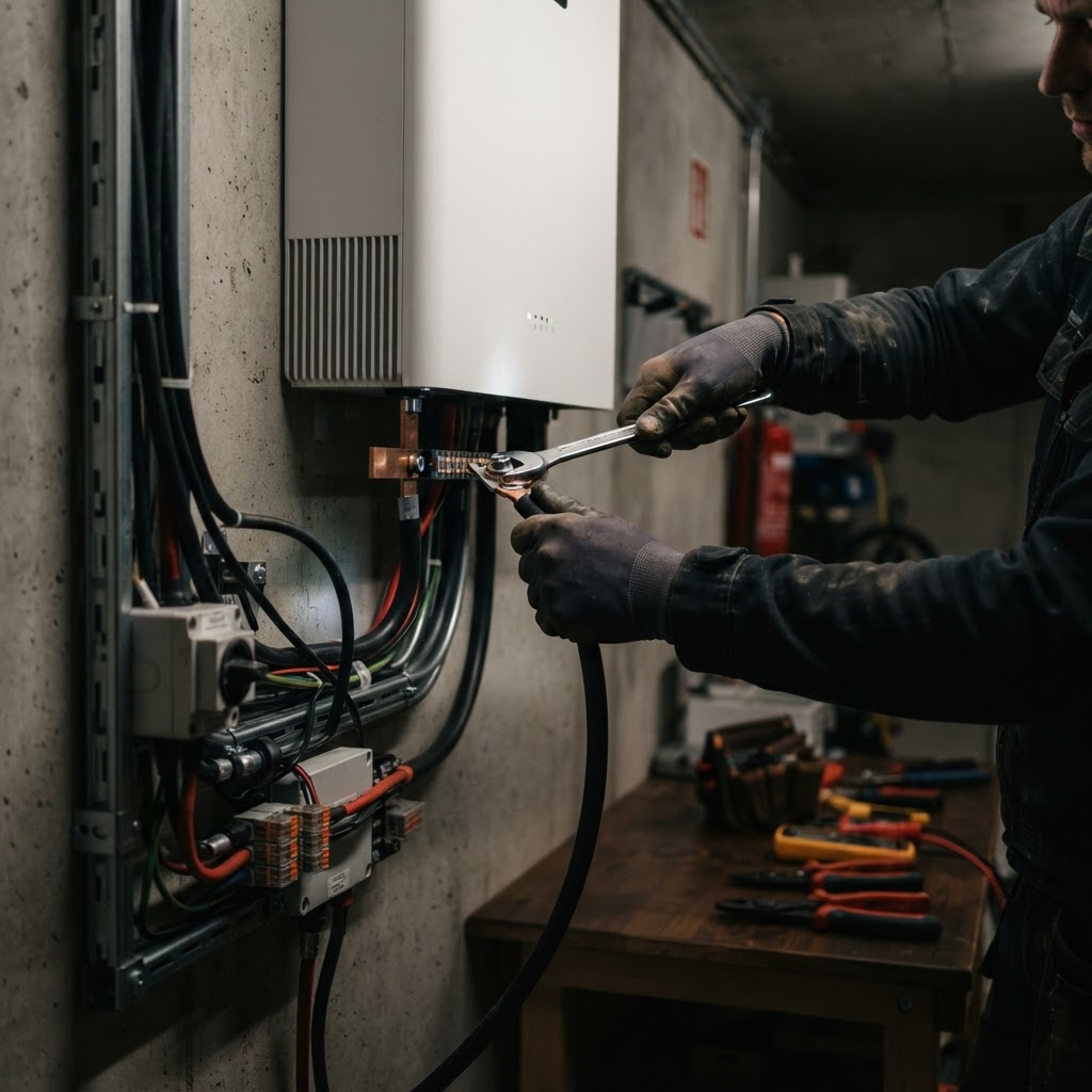 Professional thuisbatterij installatie door LaadGarant monteur