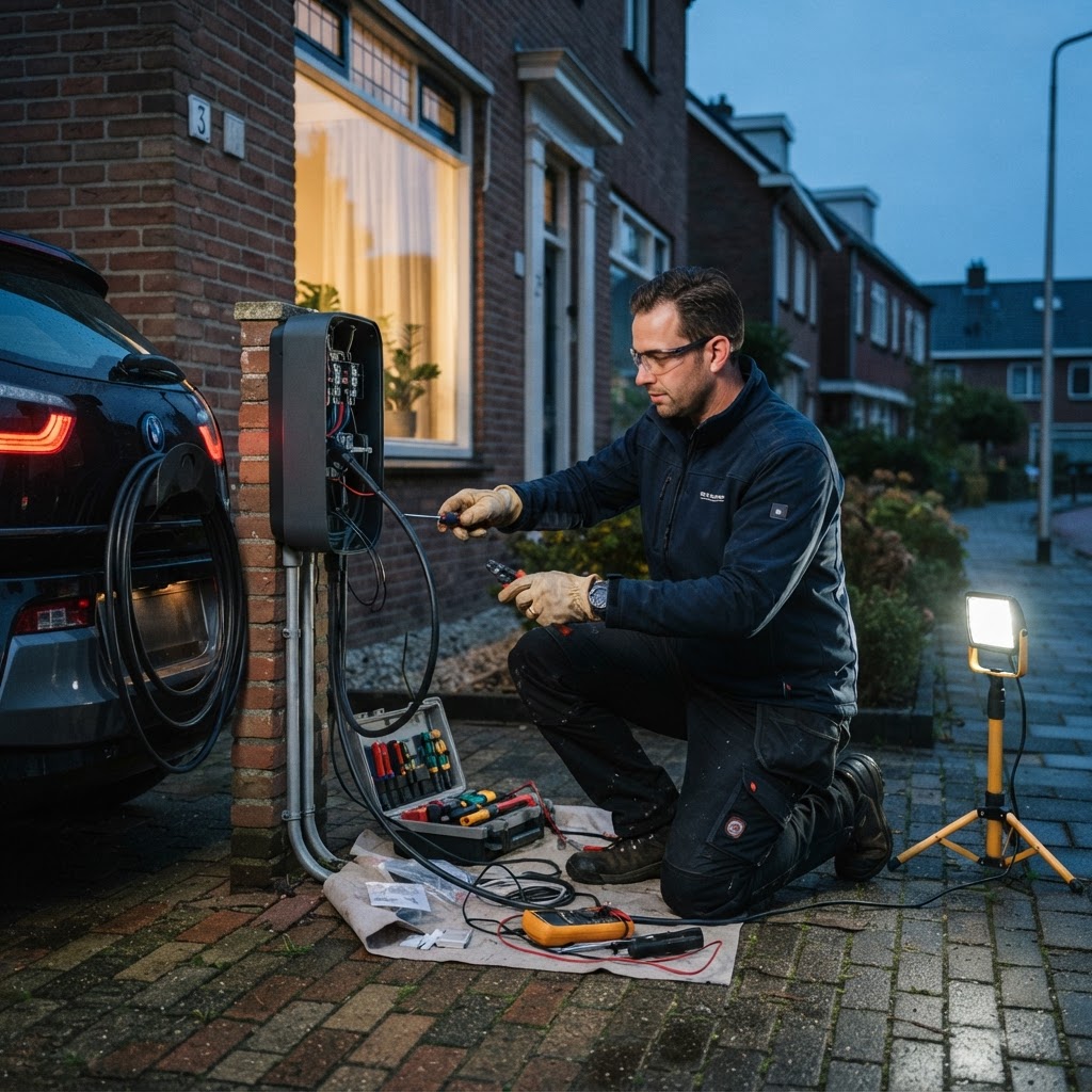 Laadpaal installatie door LaadGarant monteur