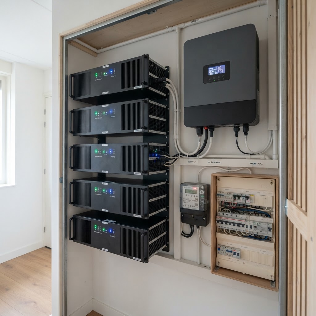 Energieopslag thuis: sla uw eigen stroom op