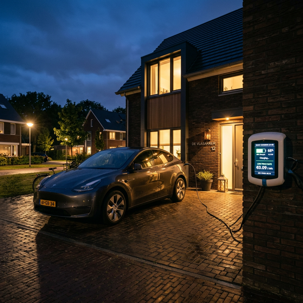 Slim laden met een dynamisch energiecontract