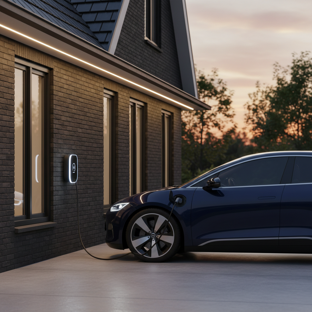 Elektrische auto laden thuis – goedkoop na saldering