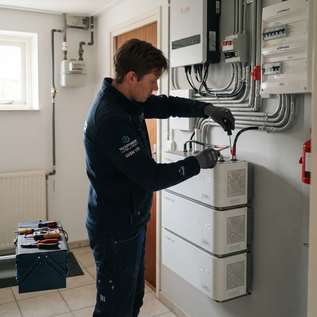 Thuisaccu installeren: slimme energieopslag voor uw woning