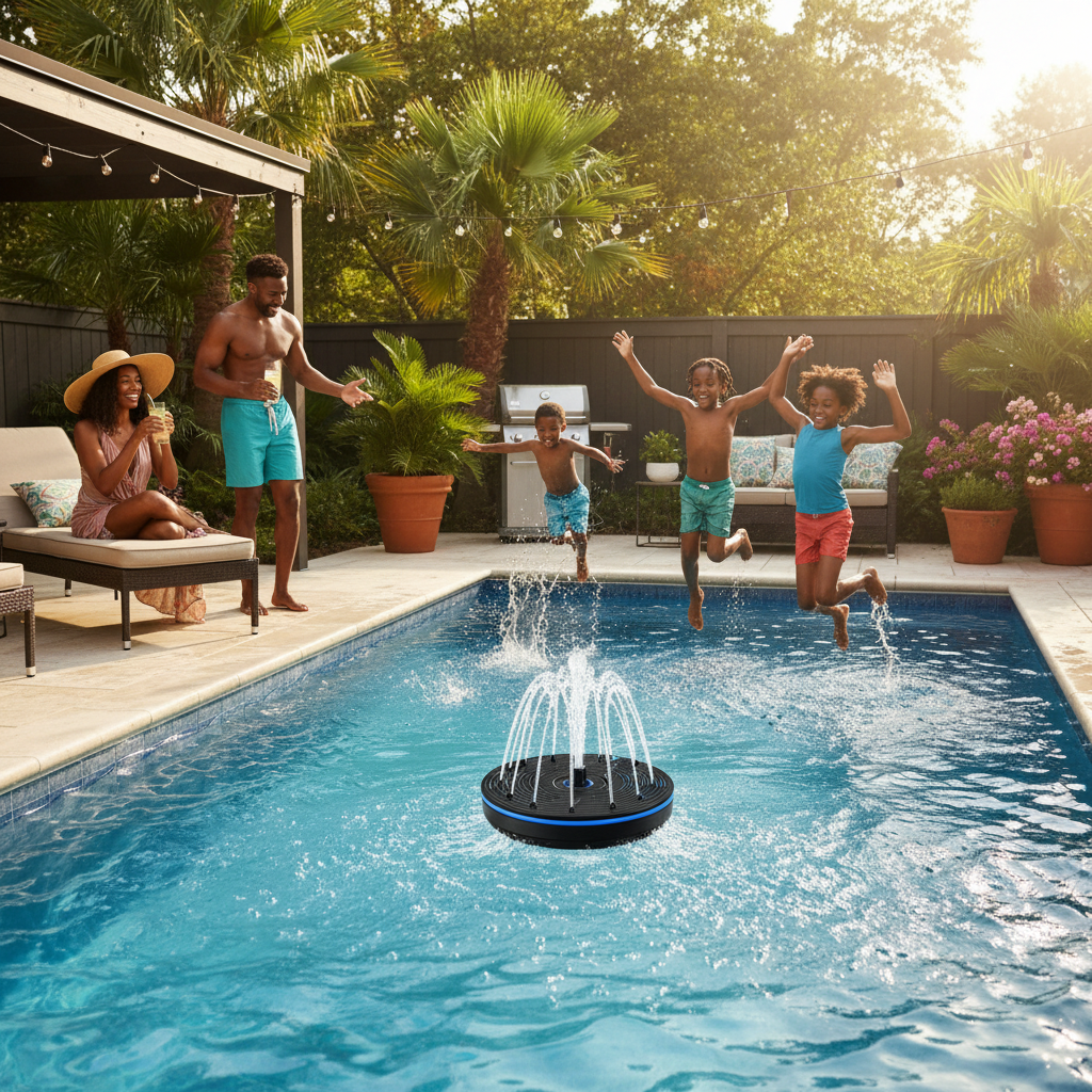 Smart Solar Pool Fountain
