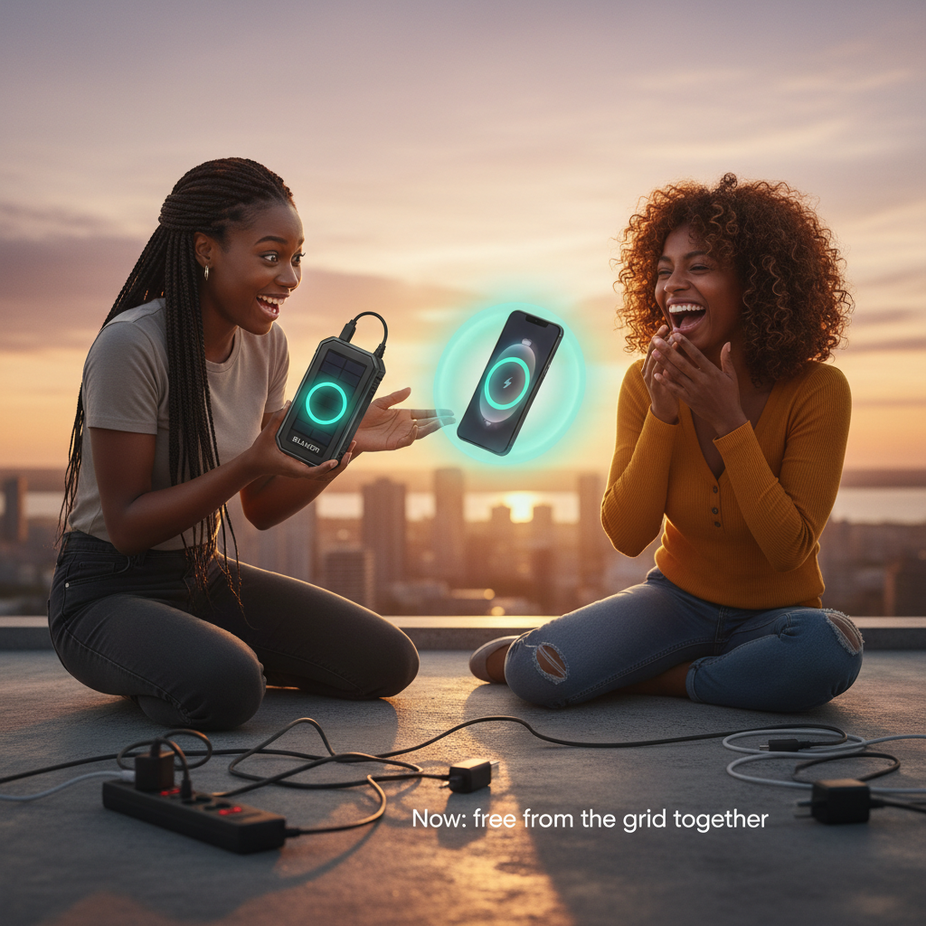 BLAVOR Solar Power Bank 20000mAh