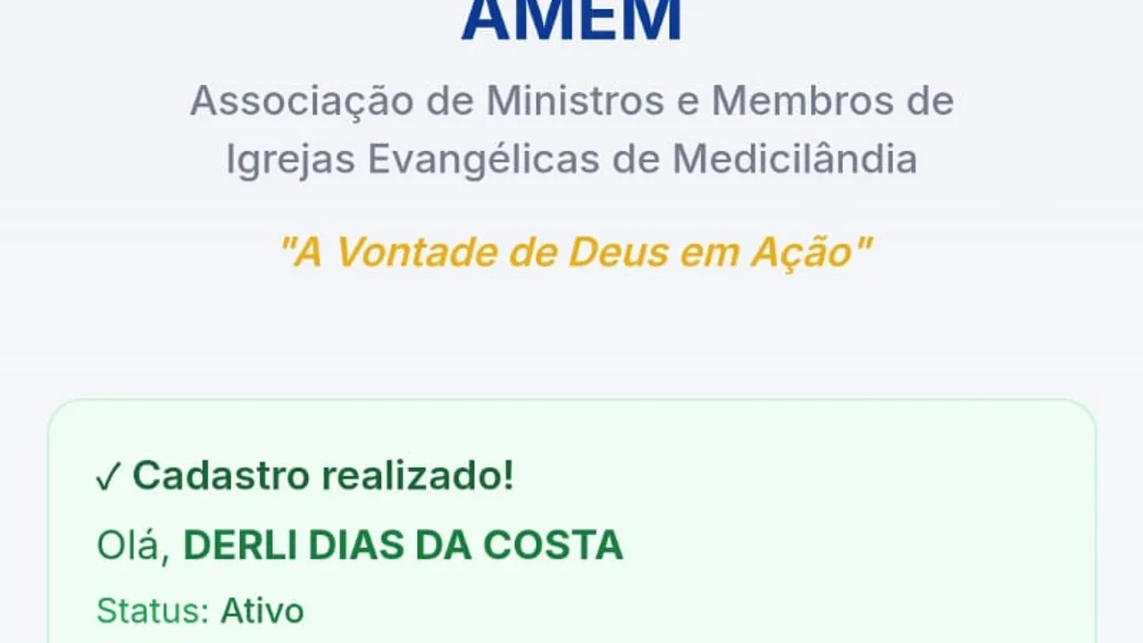 ASSOCIAÇÕES template preview