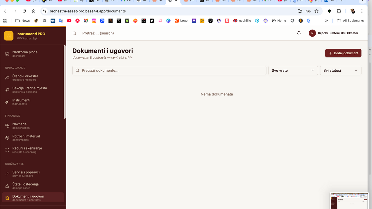 Instrumenti PRO – Orchestra Instruments & Compensation Template template preview