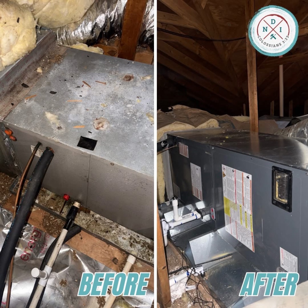 Before & After - Air Handler Replacement