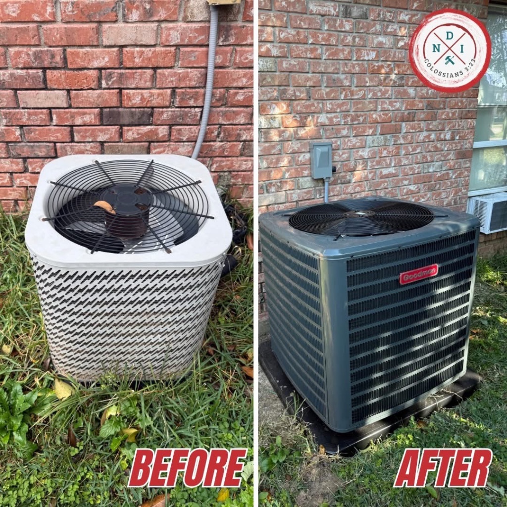 Before & After - Condenser Unit Replacement