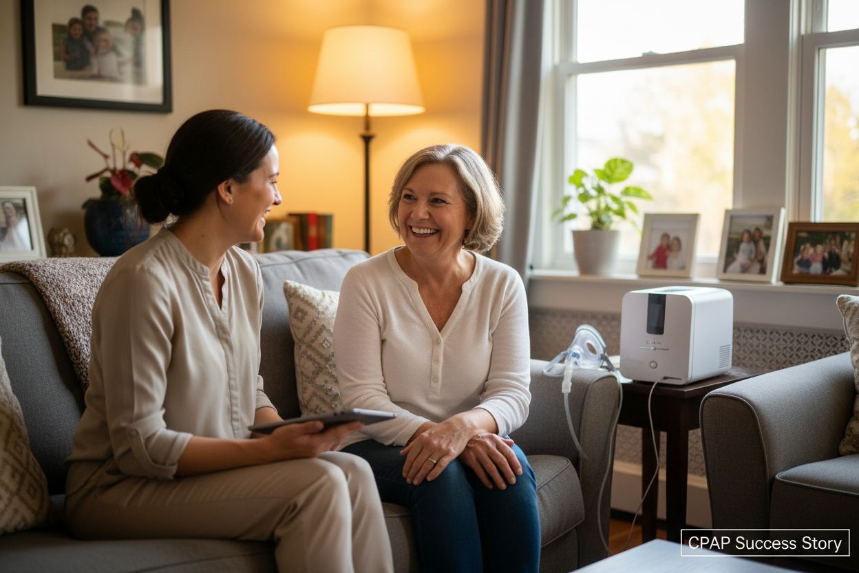 Témoignage touchant d'un patient sous PPC