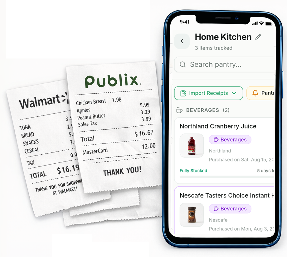 Receipt Import & Smart Management