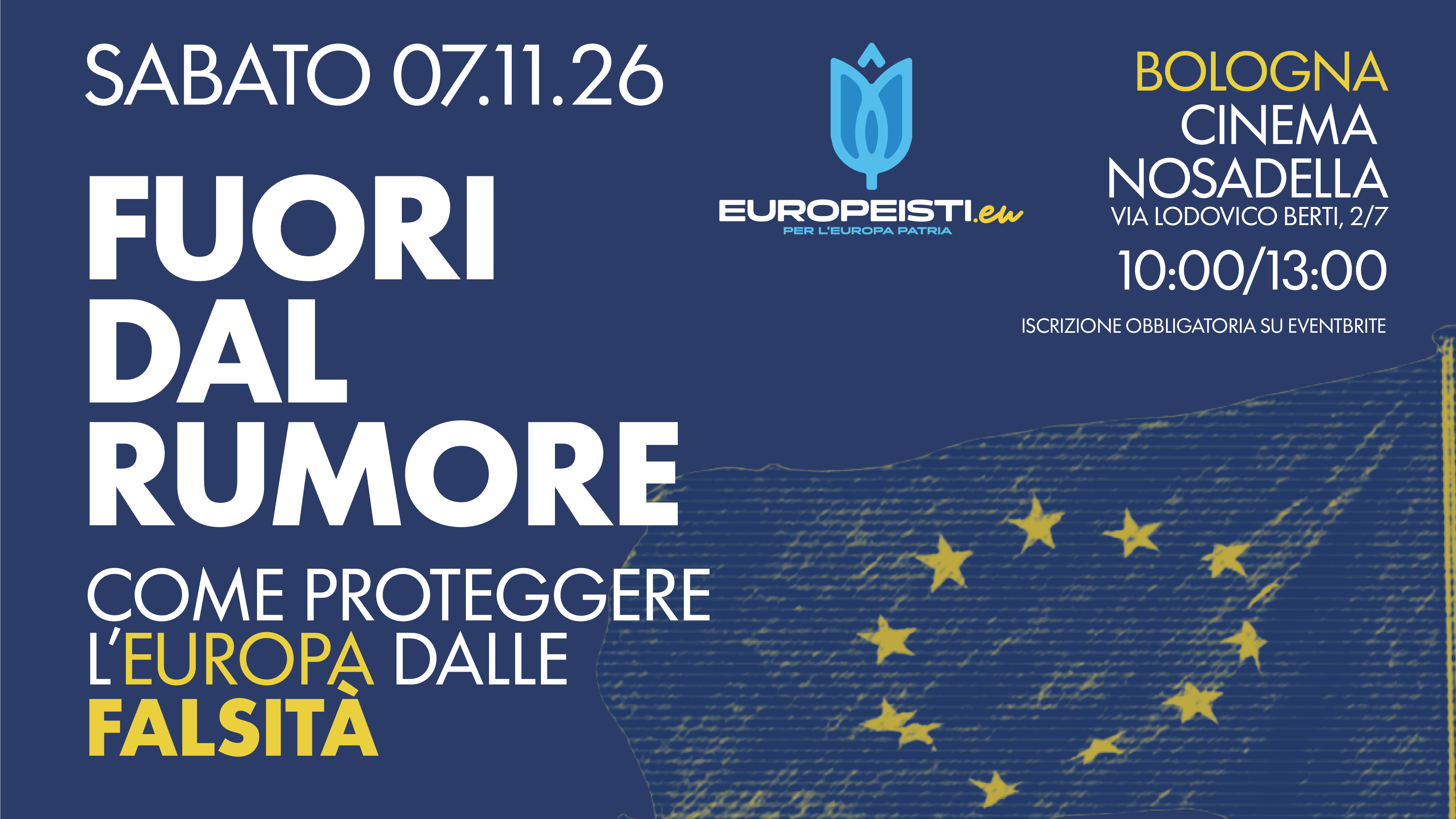 Fuori dal Rumore — Difendere l'Europa dalla disinformazione