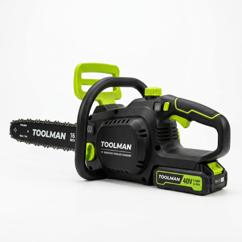 TOOLMAN 16" Brushless Cordless Chainsaw