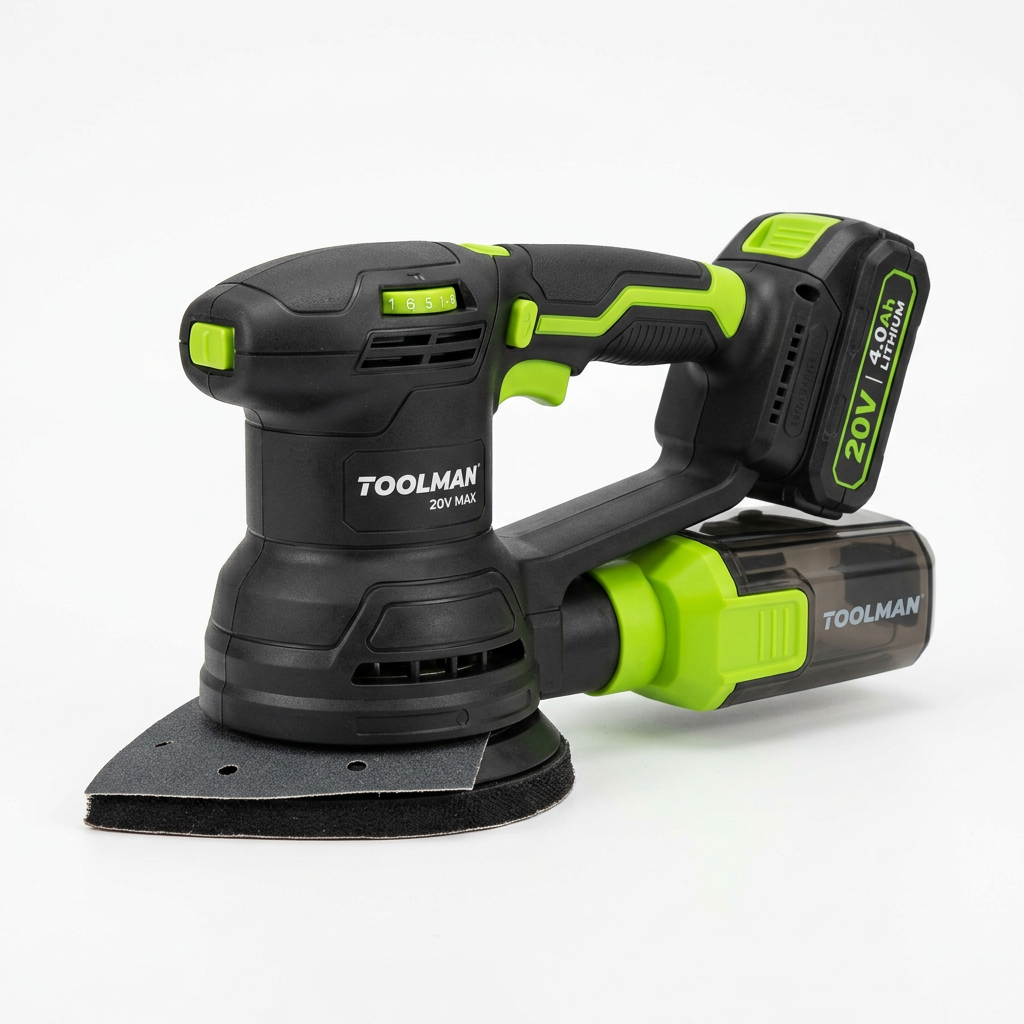 TOOLMAN 20V Cordless Random Orbital Sander