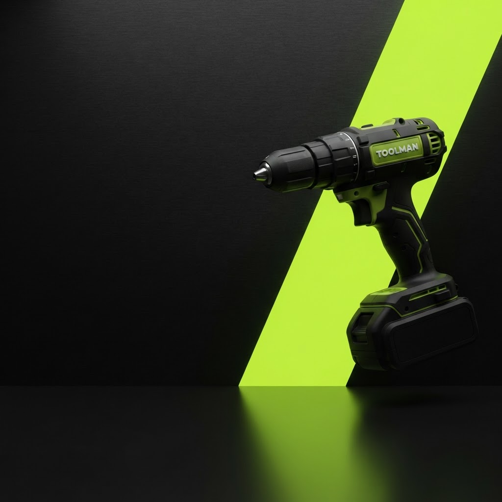 Green TOOLMAN USA cordless tool