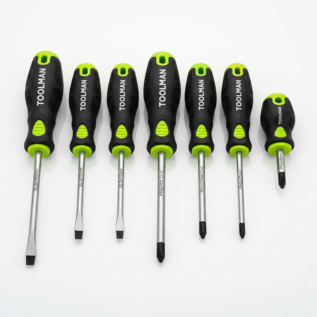 TOOLMAN Heavy Duty Screwdriver Set