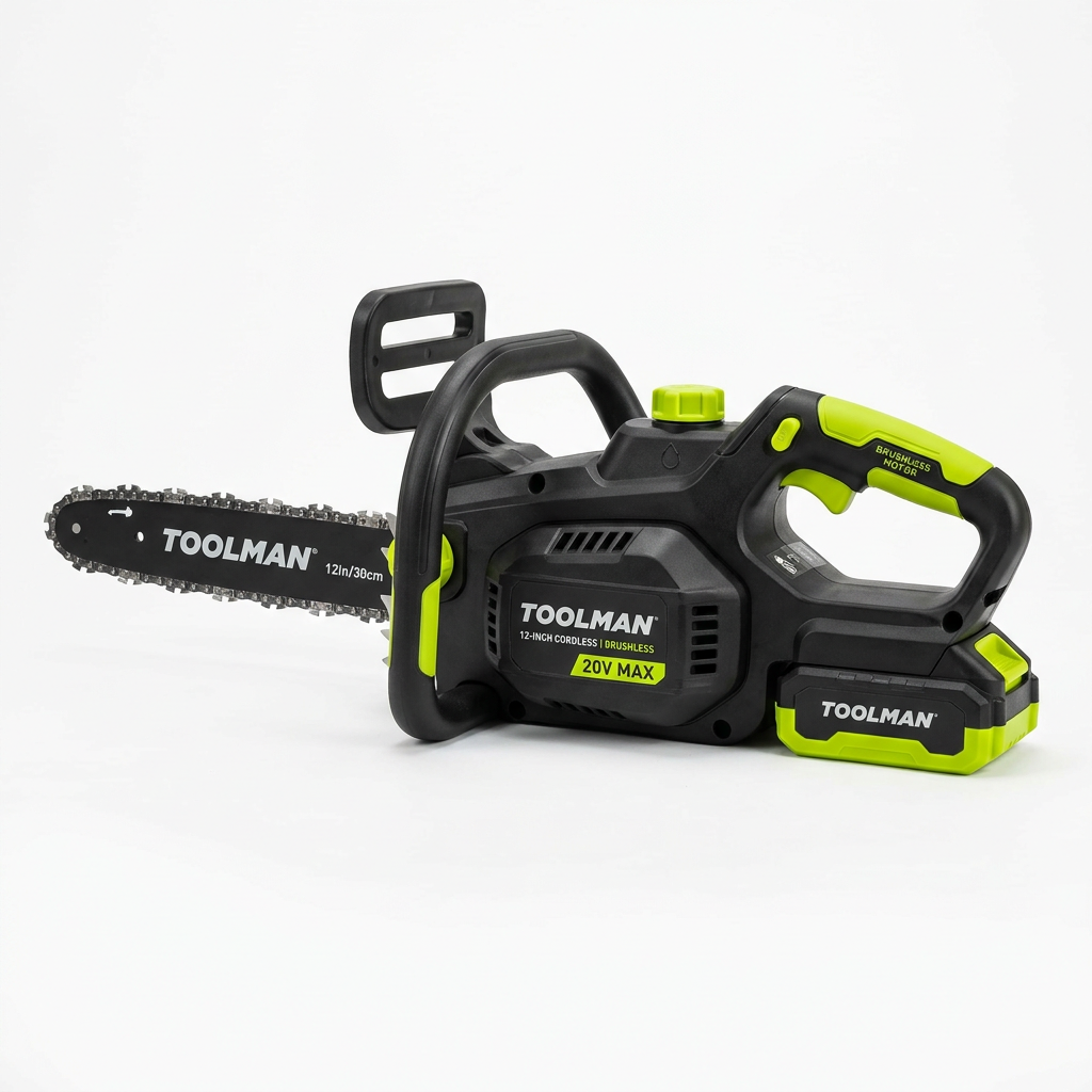 TOOLMAN 12" Cordless Brushless Chainsaw