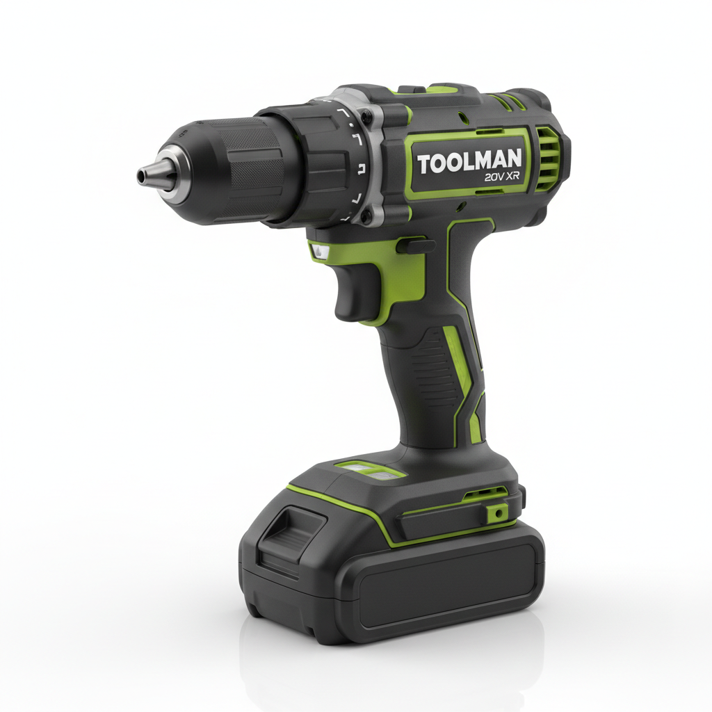 TOOLMAN 20V Cordless Drill Driver XR