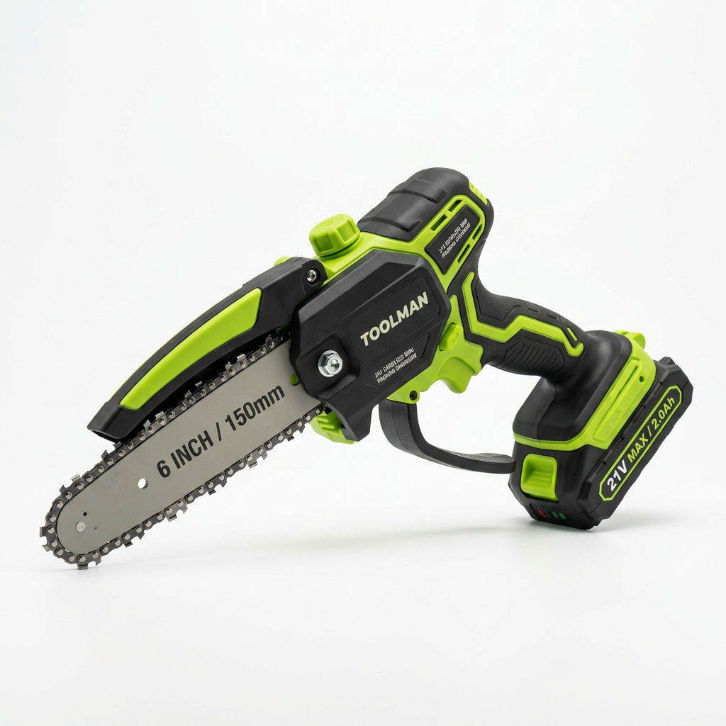 TOOLMAN 21V Cordless Mini Pruning Chainsaw