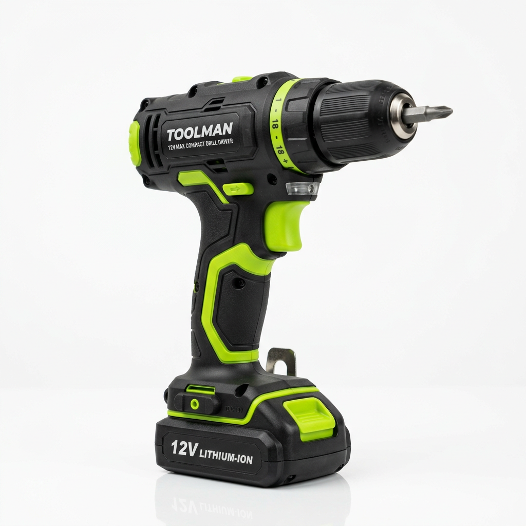 TOOLMAN 12V Compact Drill Driver