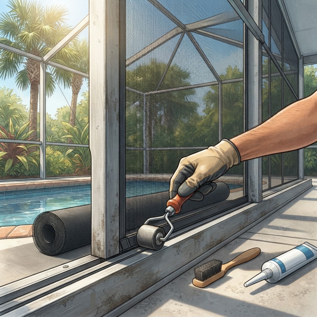 Editorial illustration for Preventative Maintenance in Daytona: The Smartest Way to Protect Your Pool Enclosure