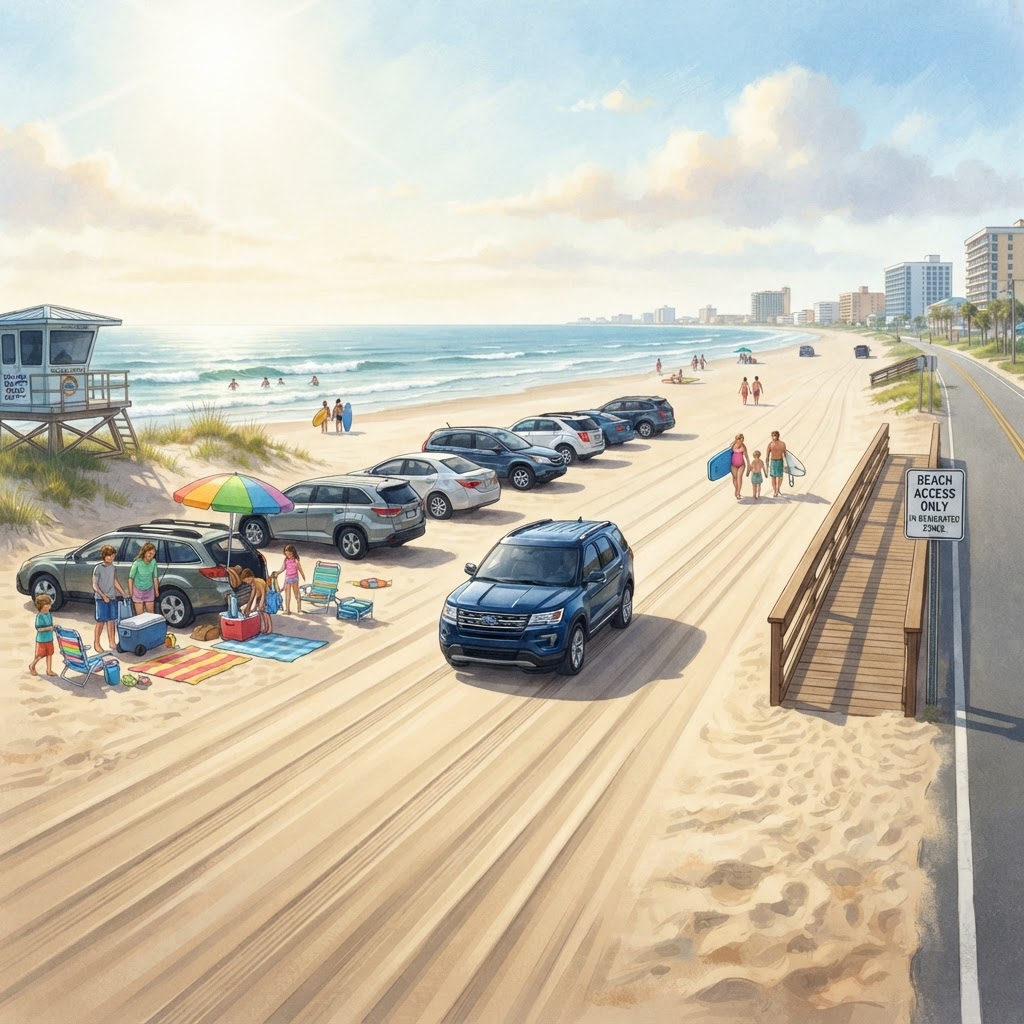 Editorial illustration for Driving on Daytona Beach in Daytona: The Ultimate Local Guide for Families and Homeowners