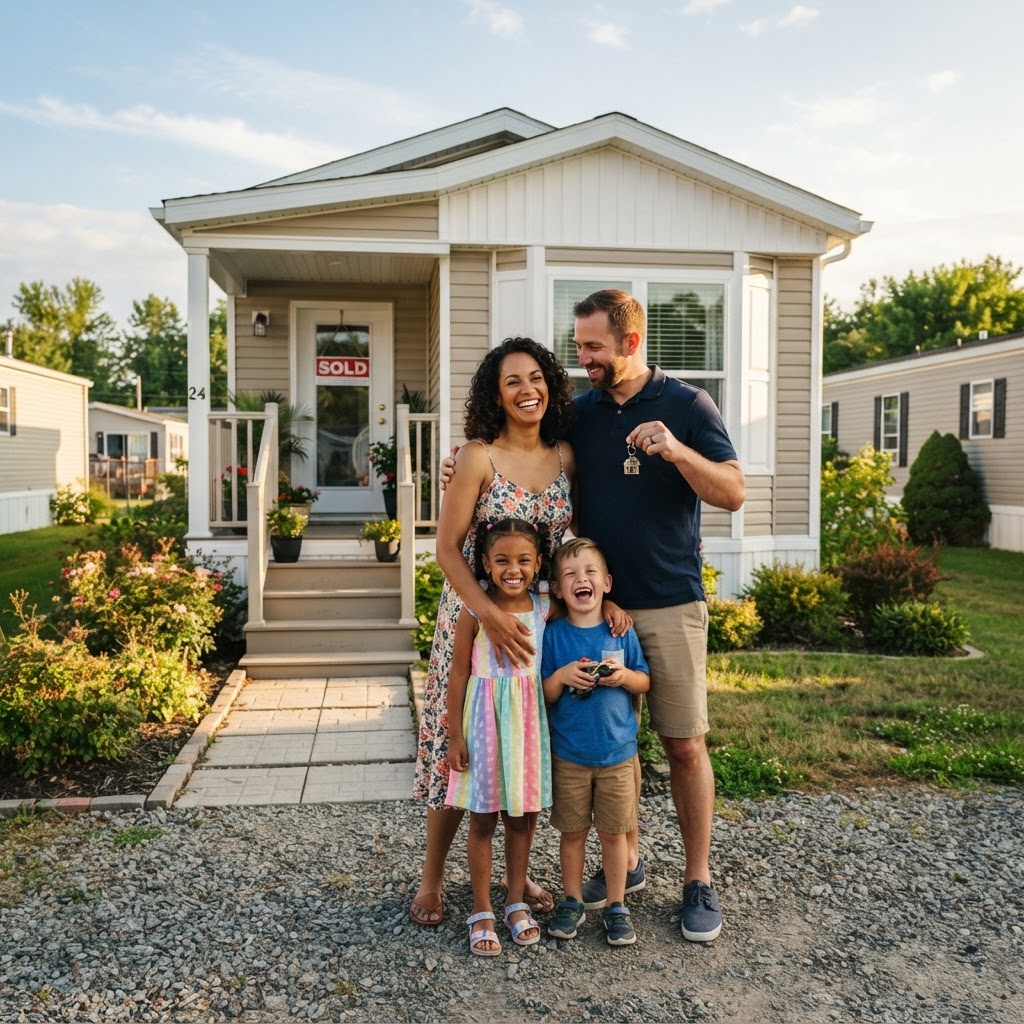 Newly purchased mobile home