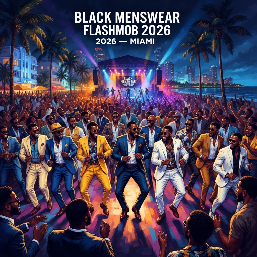 Black Menswear FlashMob 2026 — Miami