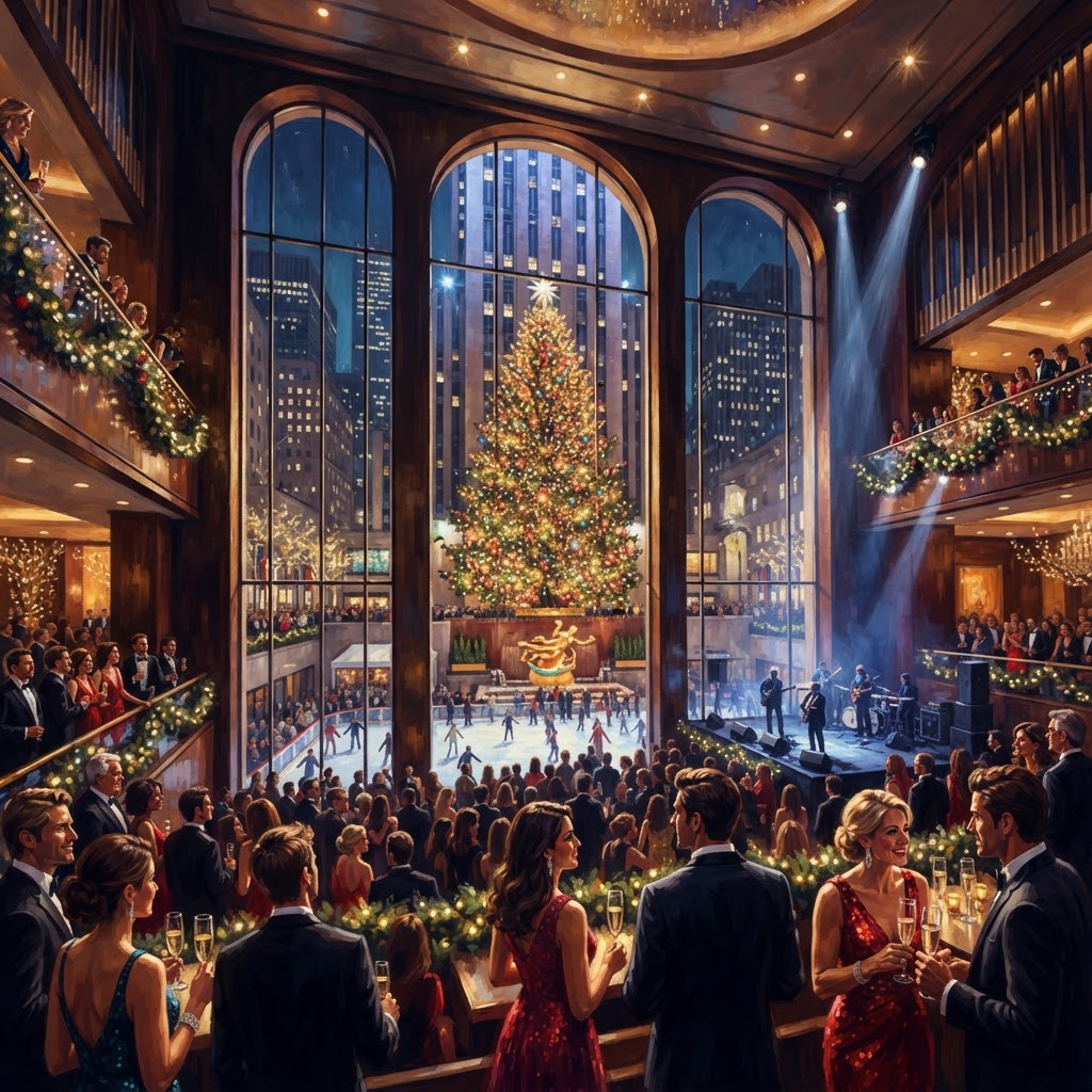 Tree Lighting Ceremony 2026 Indoor Viewing Gala in Rockefeller Center