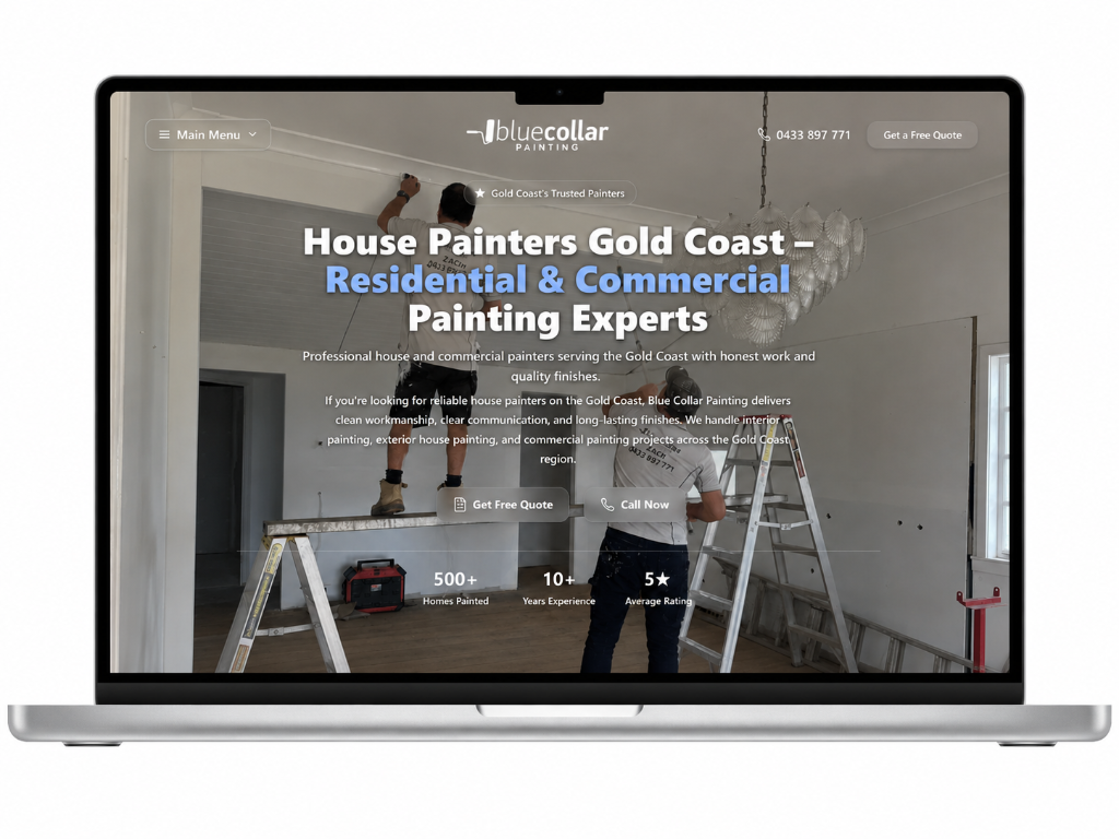 Blue Collar Painting