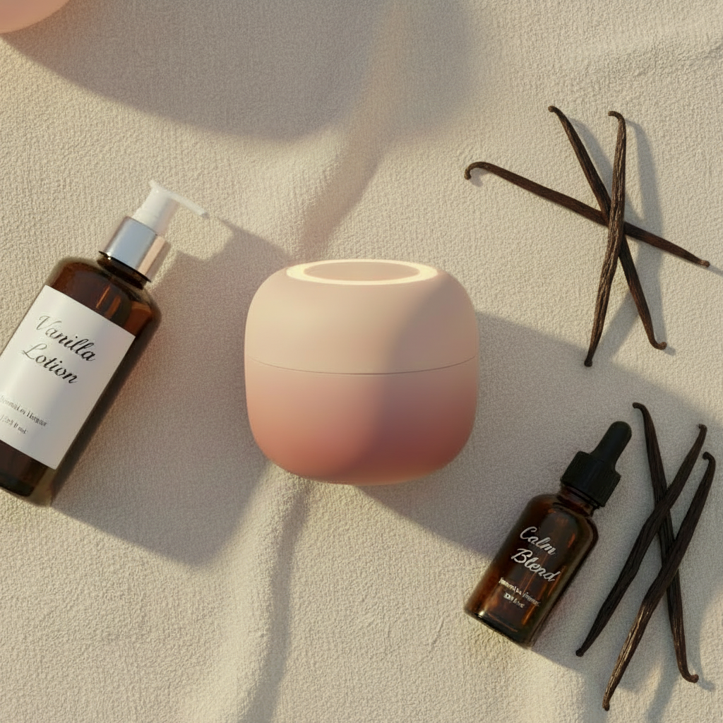 Glou portable lotion warmer at home