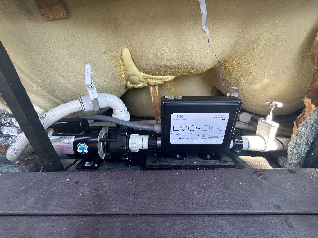 New spa pump and spa controller installed in Van Nuys, CA