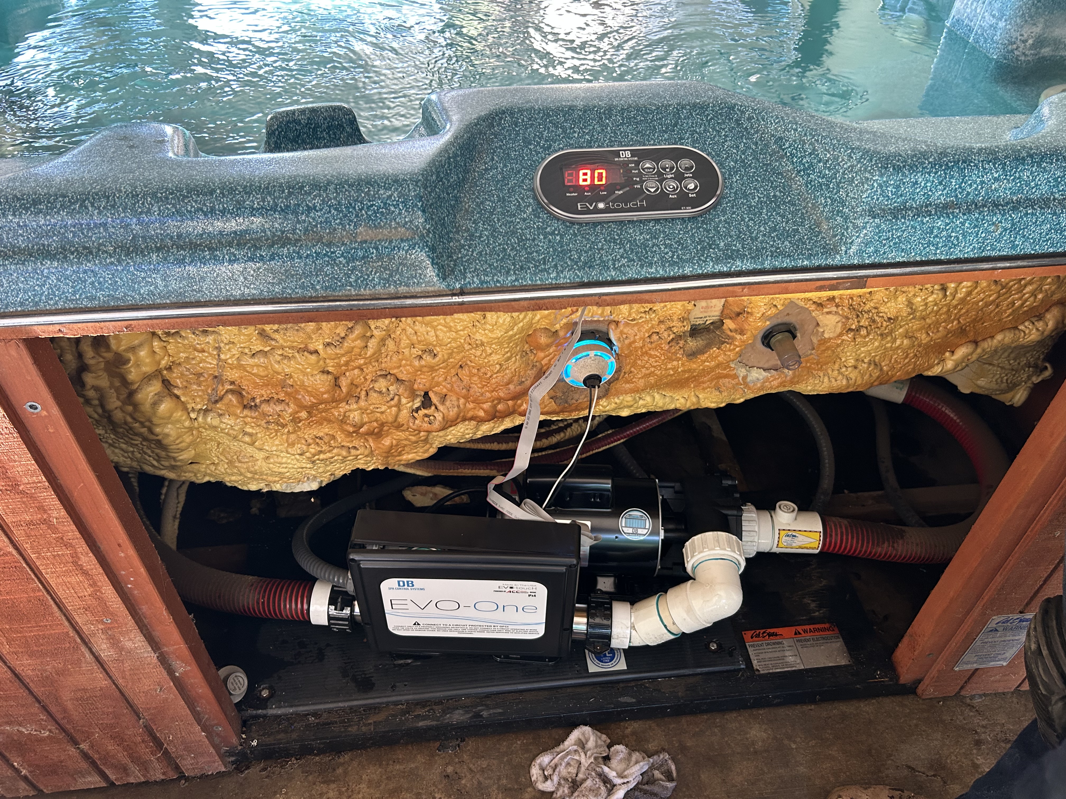 20yo Cal Spa Control & Pump Swap West Covina