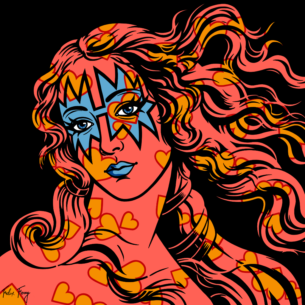 The Birth of Rock 'n' Roll (pink & yellow edition)