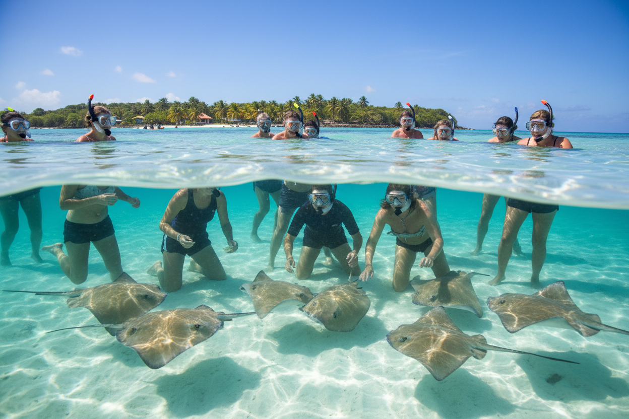 Stingray City - Seatons, Antigua