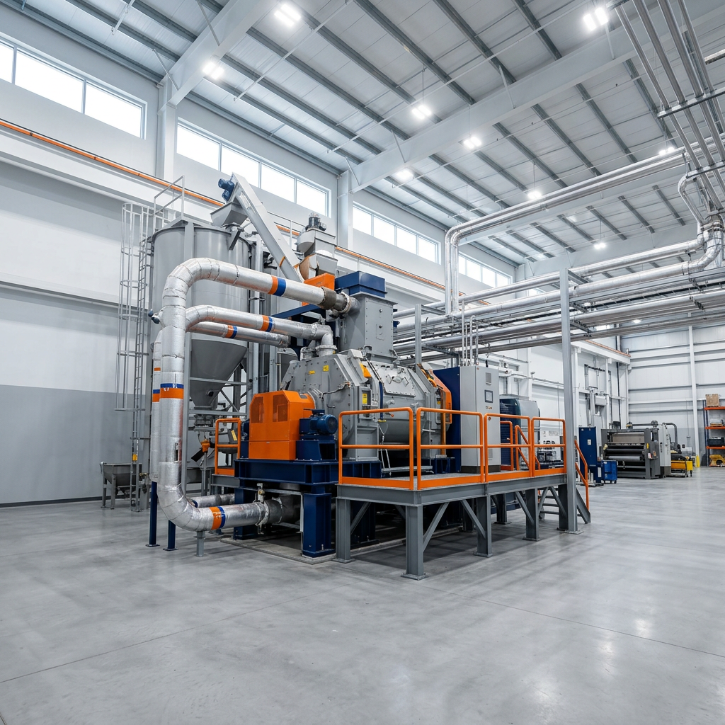 Rubber mixing facility