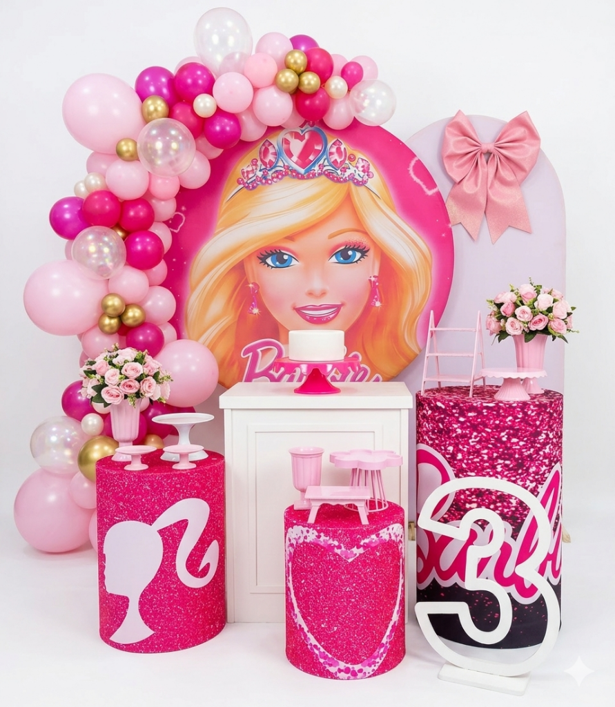 Decoração tema Barbie Real