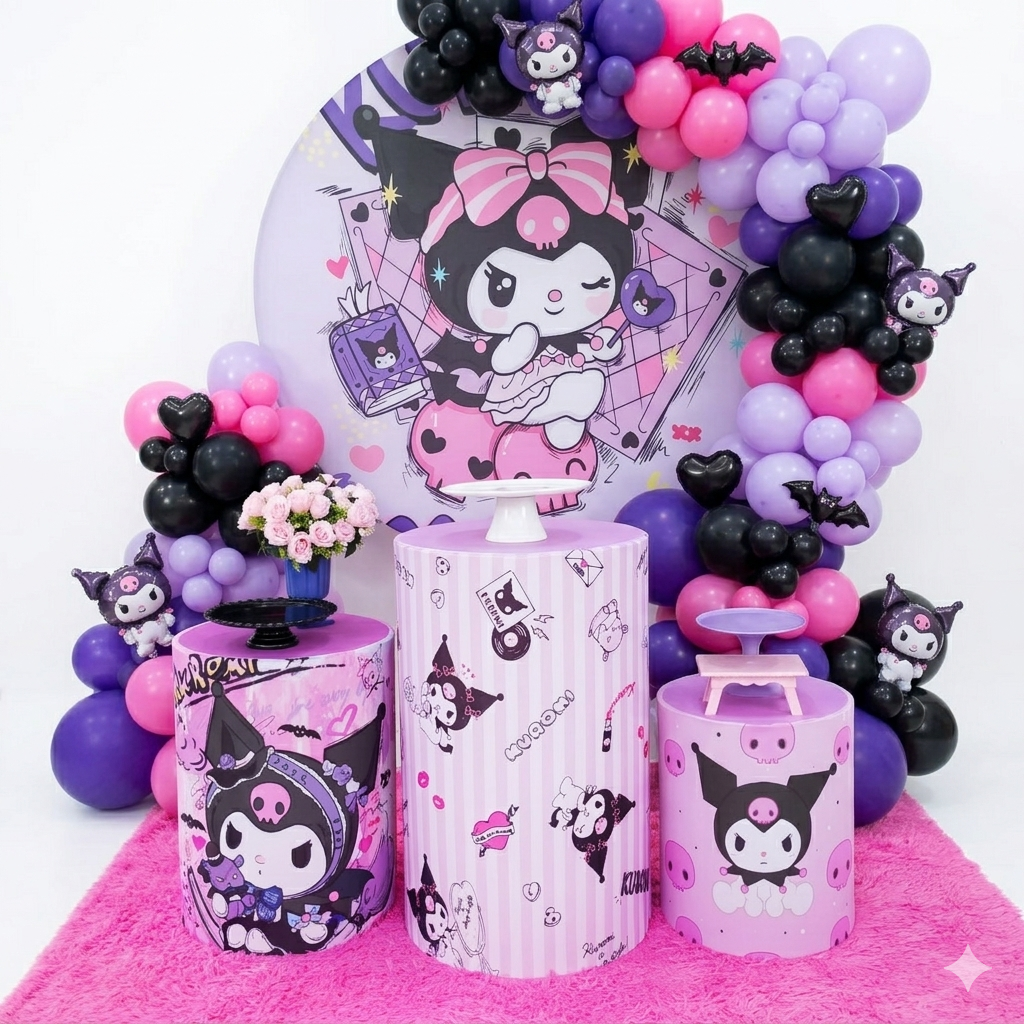 Decoração tema Kuromi
