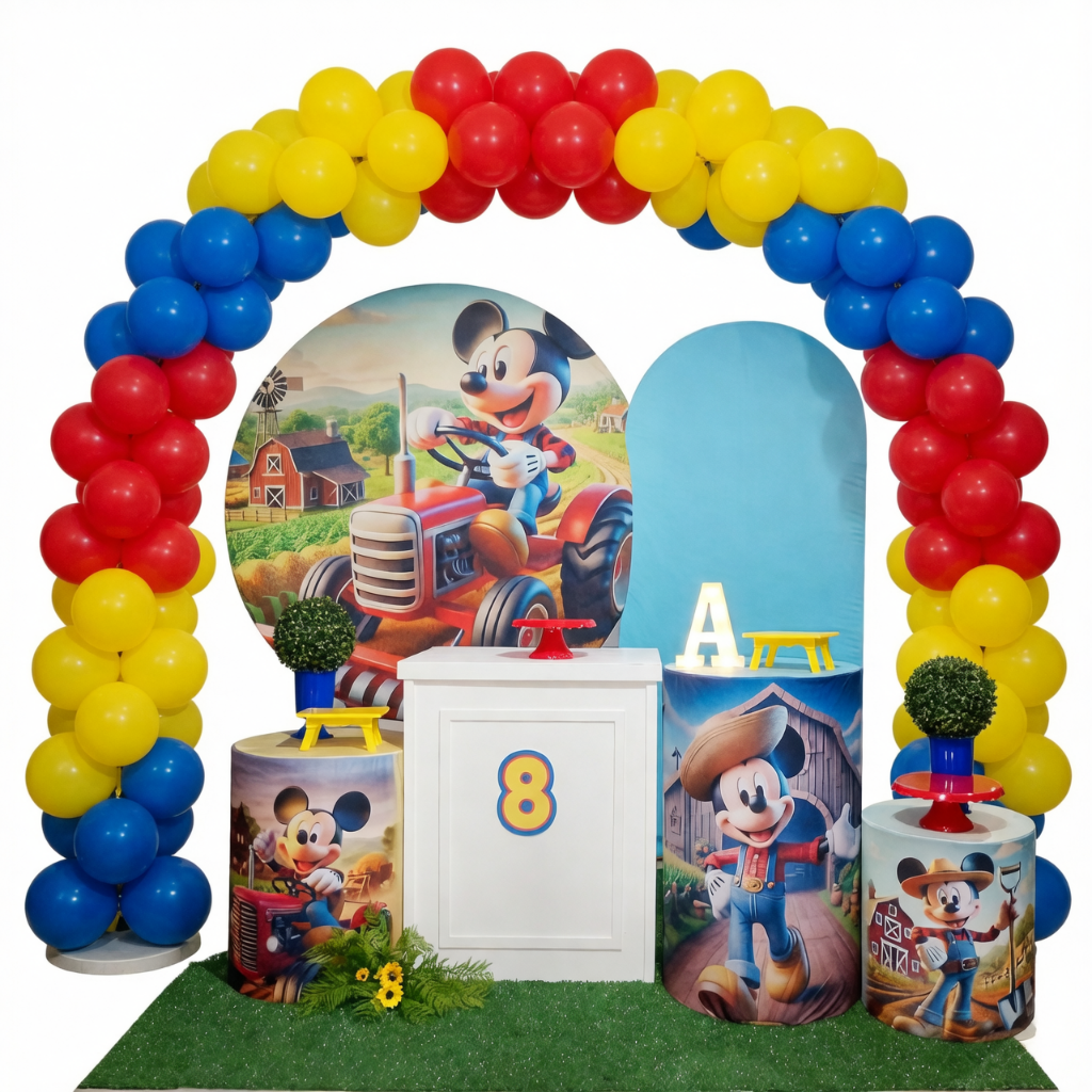 Decoração tema Mickey Fazendinha