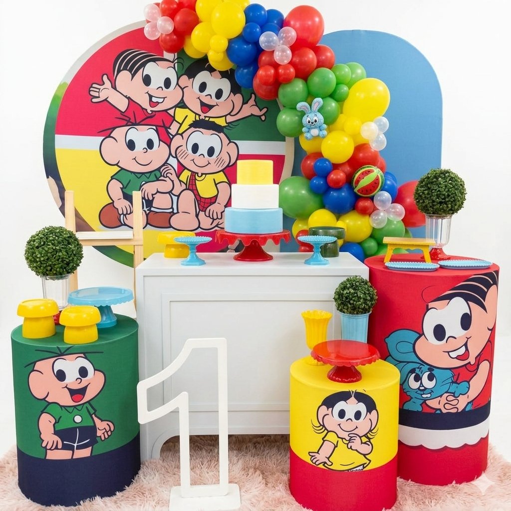 Decoração tema Turma da Mônica