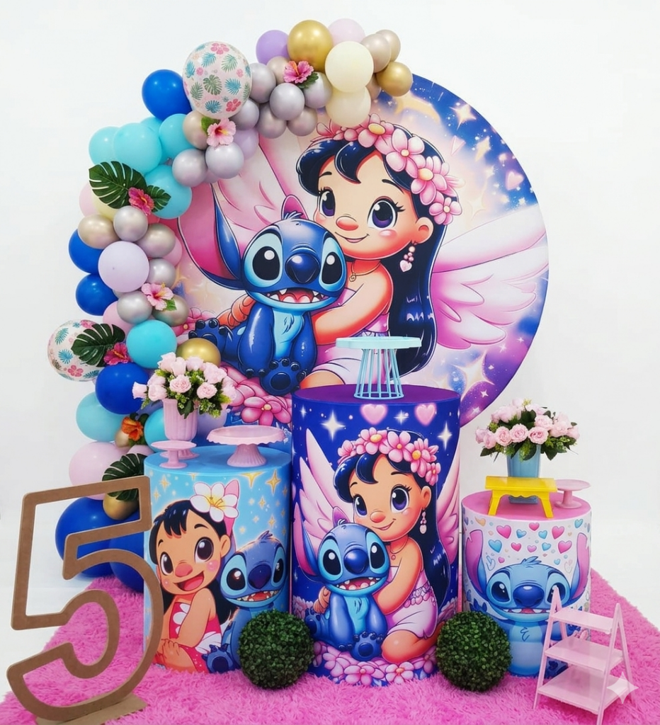 Decoração tema Lilo & Stitch