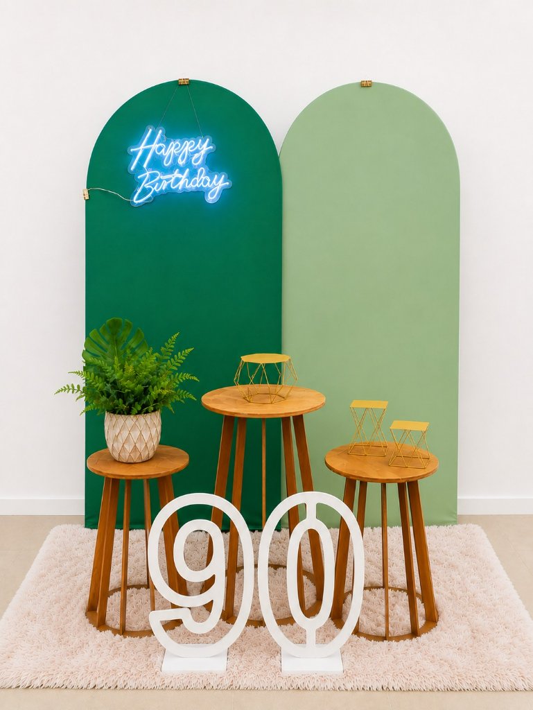 Decoração tema Tema Adulto 90