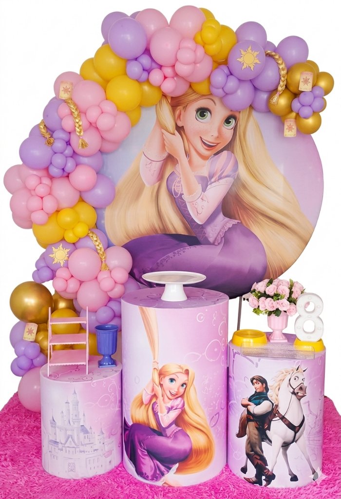 Decoração tema Rapunzel