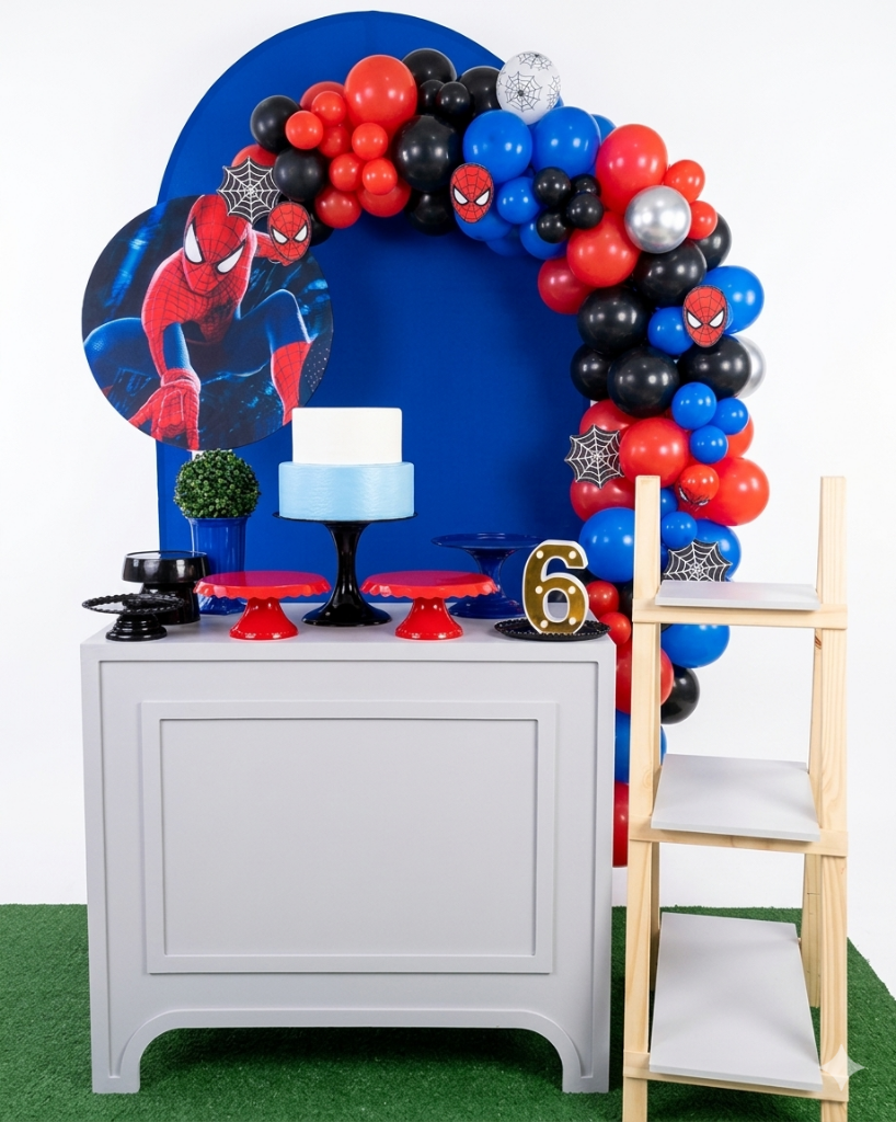 Decoração tema Homem Aranha