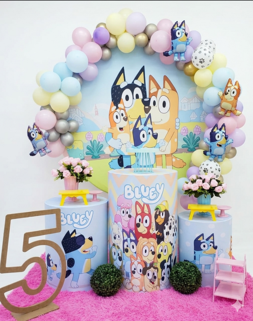 Decoração tema Bluey