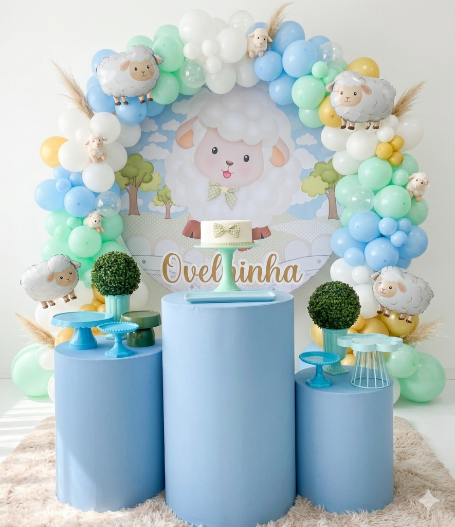 Decoração tema Ovelhinha